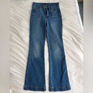 GAP Women's Blue Flare Wide-Leg Jeans, size 26